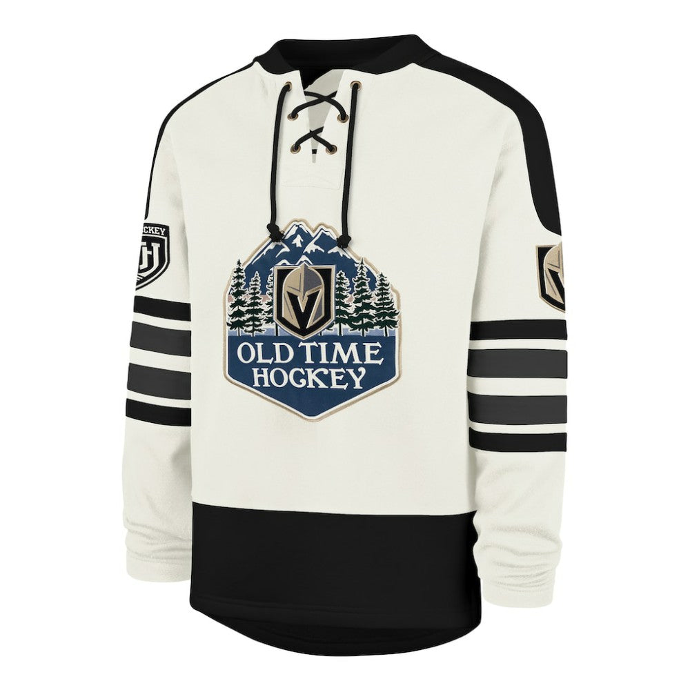 Vegas Golden Knights '47 Pond Hockey Trio Eternal Lacer Sweatshirt - Cream - NHL 203760198