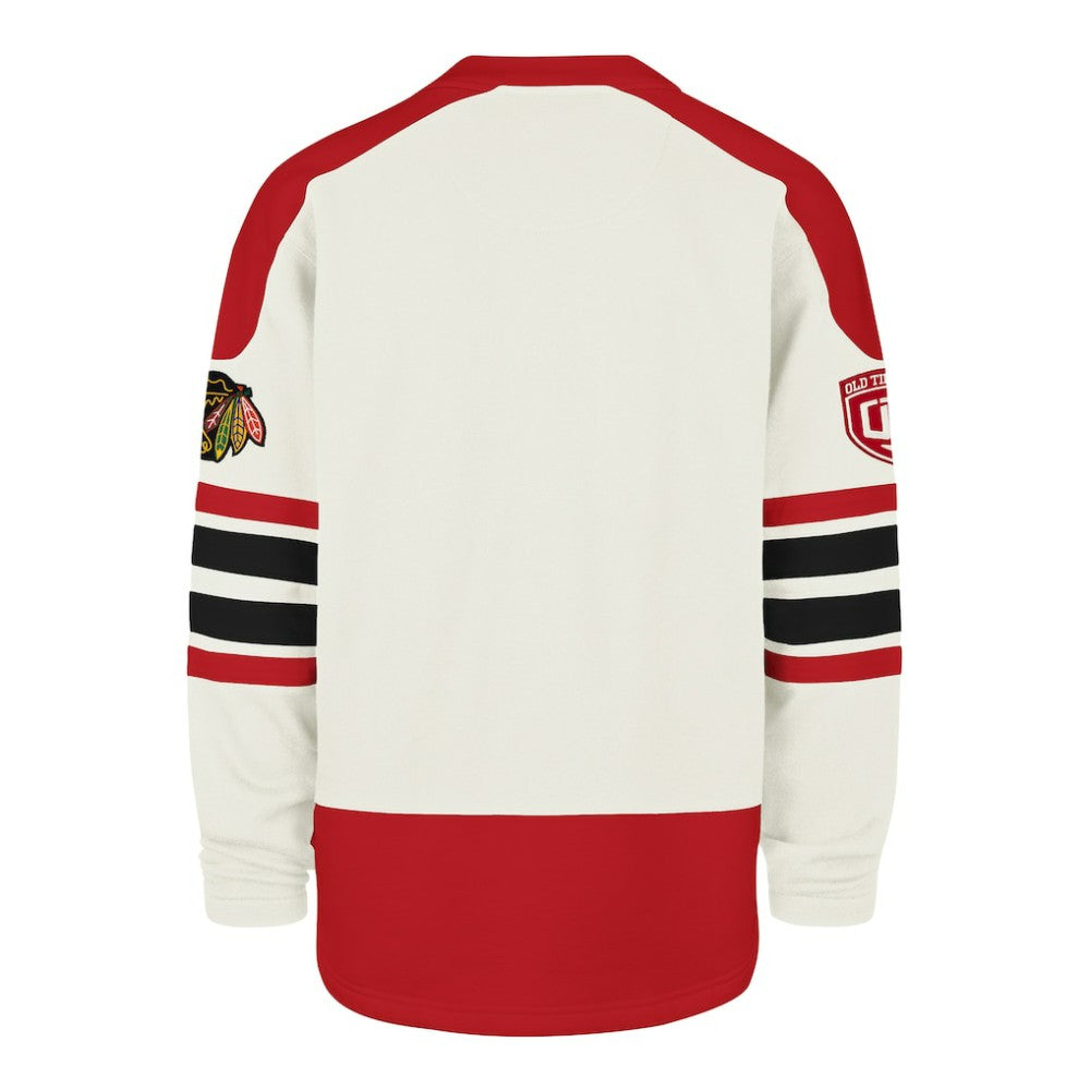 Chicago Blackhawks '47 Pond Hockey Trio Eternal Lacer Sweatshirt - Cream - NHL 203760201