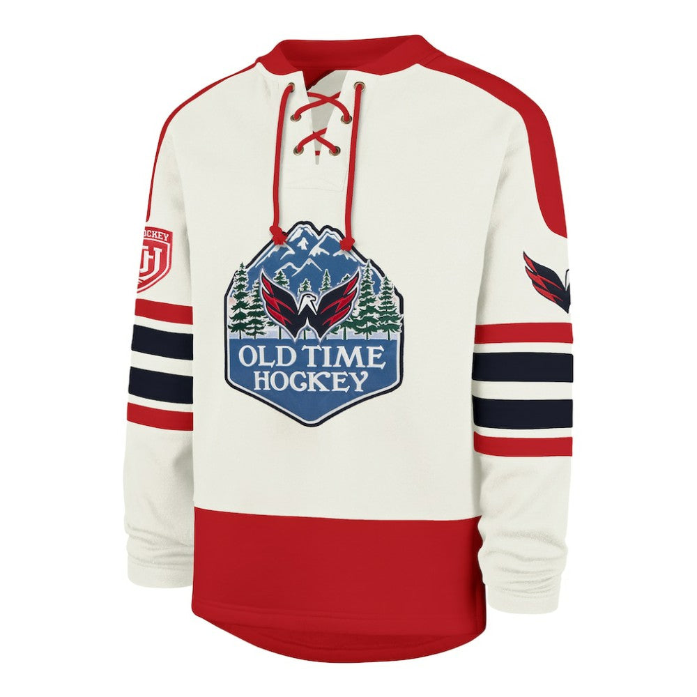 Washington Capitals '47 Pond Hockey Trio Eternal Lacer Sweatshirt - Cream - NHL 203760205