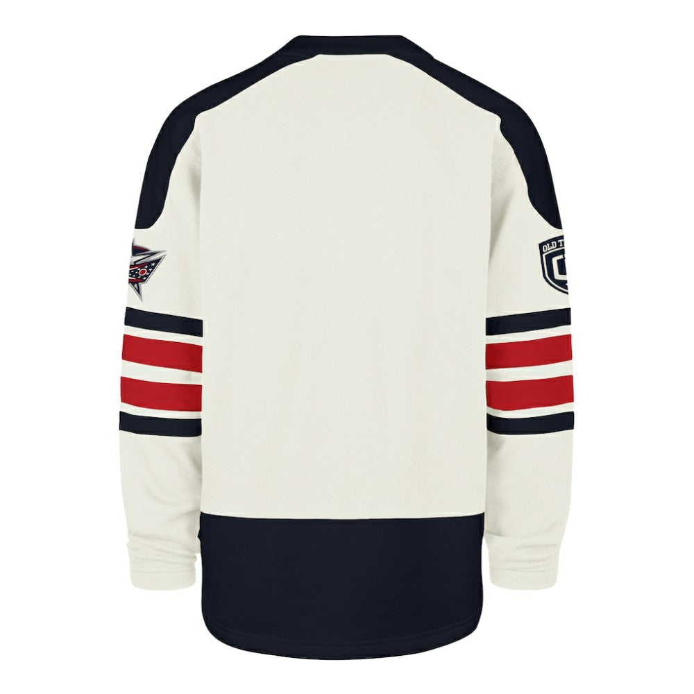 Columbus Blue Jackets '47 Pond Hockey Trio Eternal Lacer Sweatshirt - Cream - NHL 203760206