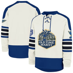 St. Louis Blues '47 Pond Hockey Trio Eternal Lacer Sweatshirt - Cream - NHL 203760208