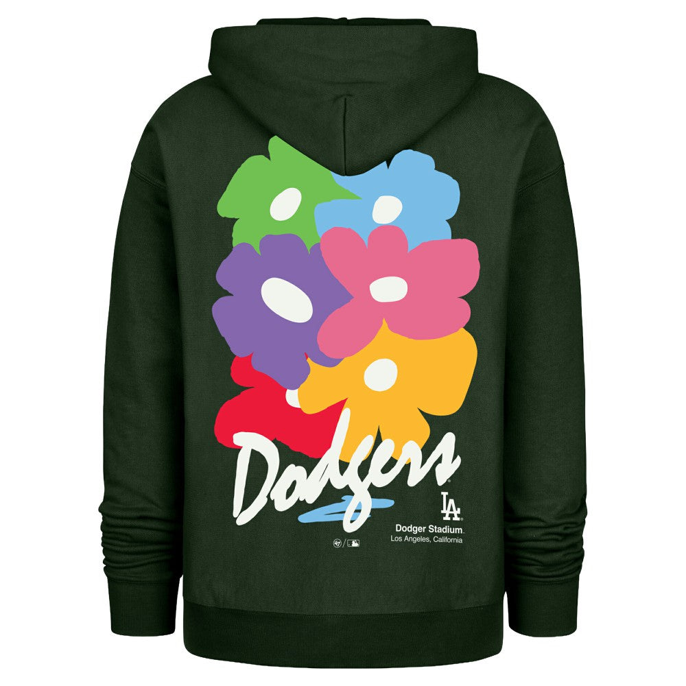 Los Angeles Dodgers '47 Gallery Foundation Hoodie - Dark Green - 47 brand Lifestyle