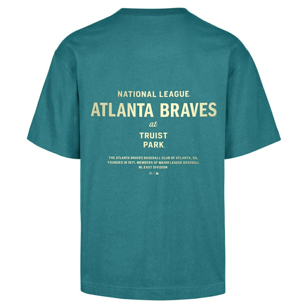 Atlanta Braves '47 Leon Foundation T-Shirt - Hunter Green - 47 brand on Sale