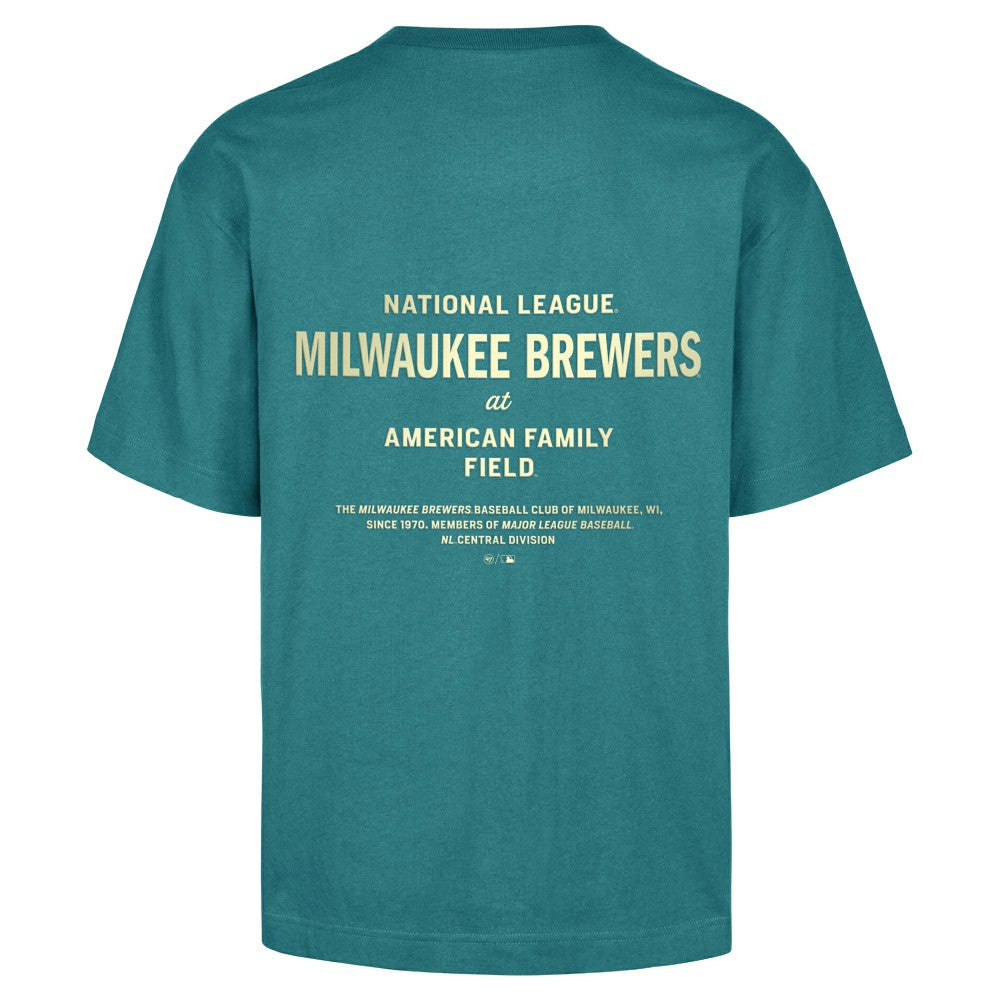 Milwaukee Brewers '47 Leon Foundation T-Shirt - Hunter Green - 47 brand Online