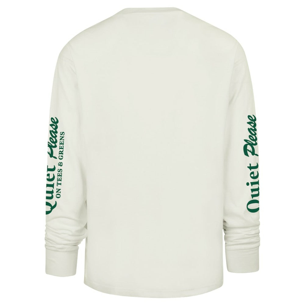 Los Angeles Dodgers '47 Quiet Please Foundation Long Sleeve T-Shirt - Cream - 47 brand Discount