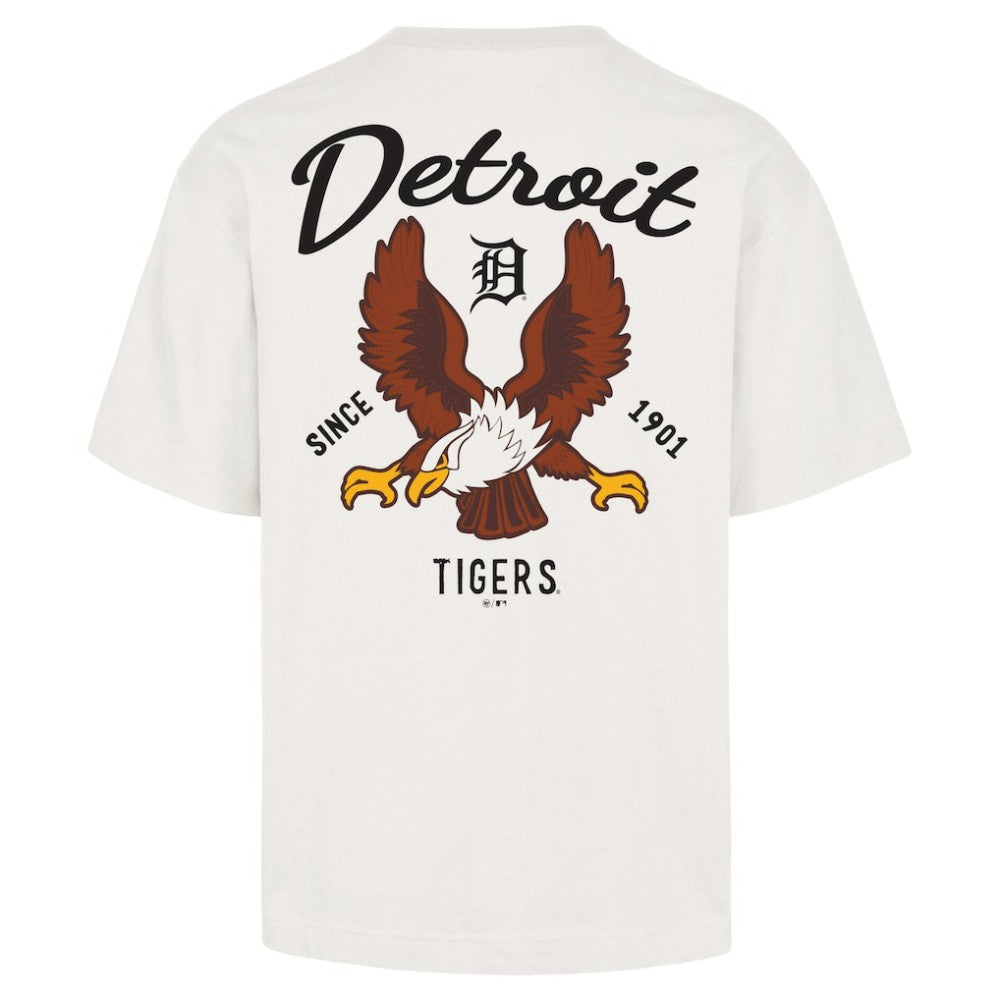 Detroit Tigers '47 Souvenir Eagle Foundation T-Shirt - Cream - 47 brand Discount