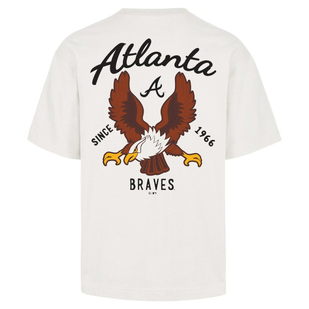 Atlanta Braves '47 Souvenir Eagle Foundation T-Shirt - Cream - 47 brand on Sale