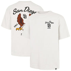 San Diego Padres '47 Souvenir Eagle Foundation T-Shirt - Cream - 47 brand Lifestyle