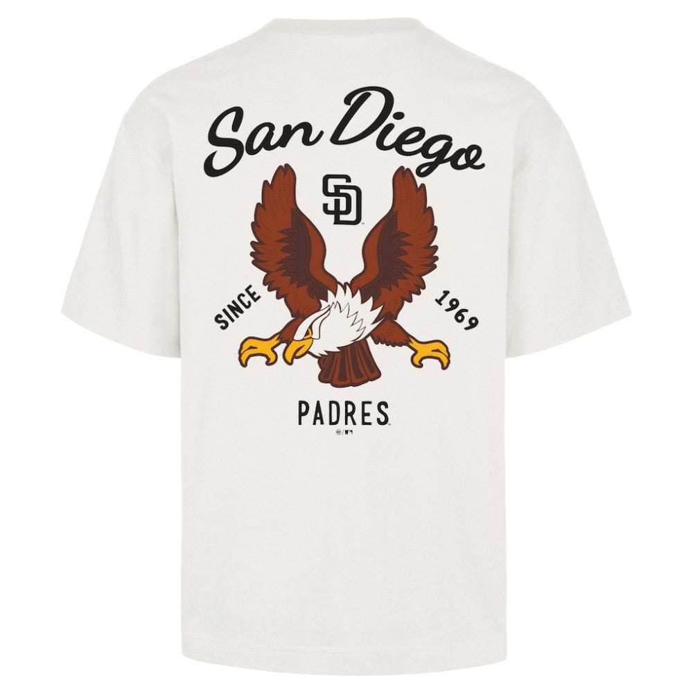 San Diego Padres '47 Souvenir Eagle Foundation T-Shirt - Cream - 47 brand Lifestyle