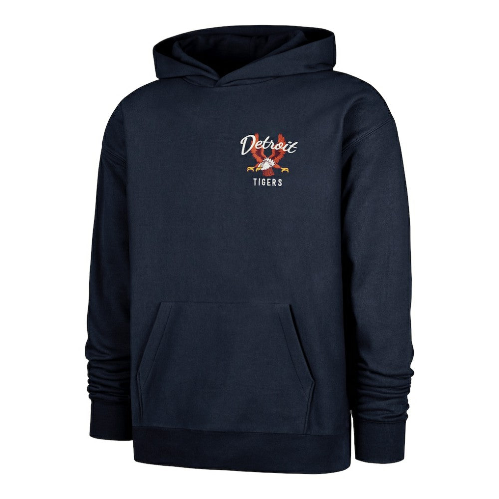 Detroit Tigers '47 Souvenir Laurels Foundation Hoodie - Navy - 47 brand Discount