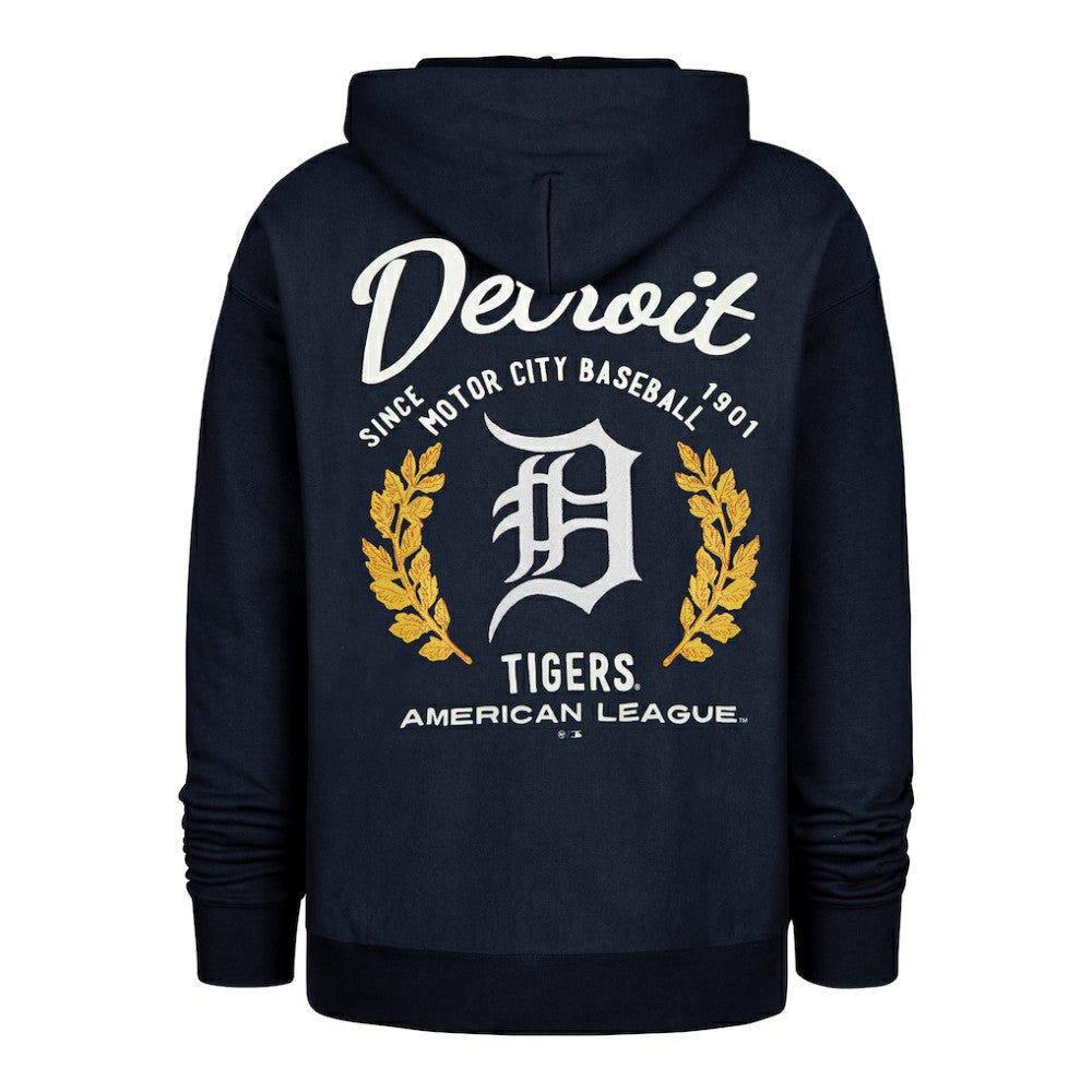 Detroit Tigers '47 Souvenir Laurels Foundation Hoodie - Navy - 47 brand Discount