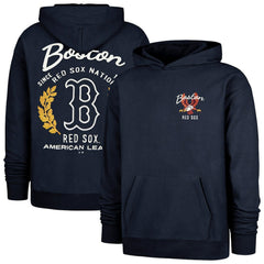 Boston Red Sox '47 Souvenir Laurels Foundation Hoodie - Navy - 47 brand Online