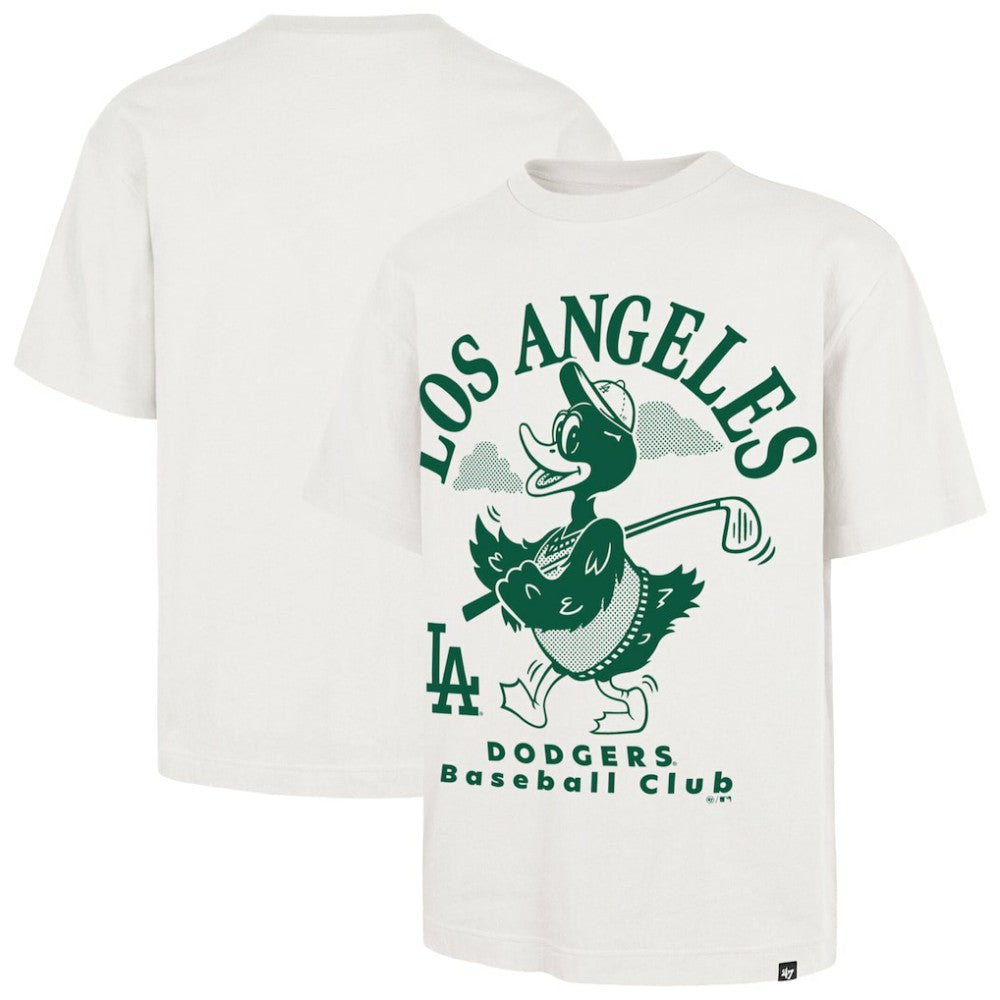 Los Angeles Dodgers '47 Strollin' Foundation T-Shirt - Cream - 47 brand Sale