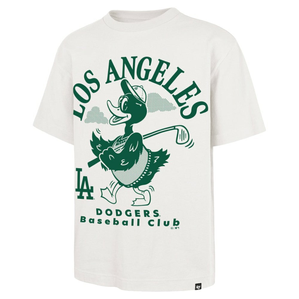 Los Angeles Dodgers '47 Strollin' Foundation T-Shirt - Cream - 47 brand Sale