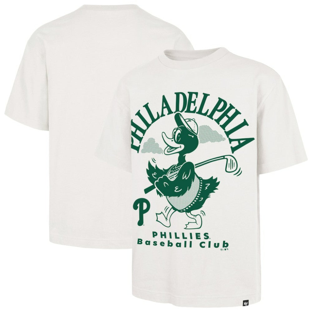 Philadelphia Phillies '47 Strollin' Foundation T-Shirt - Cream - 47 brand Lifestyle