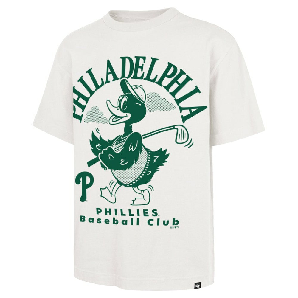 Philadelphia Phillies '47 Strollin' Foundation T-Shirt - Cream - 47 brand Lifestyle