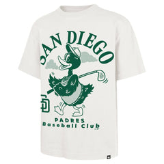 San Diego Padres '47 Strollin' Foundation T-Shirt - Cream - 47 brand Lifestyle
