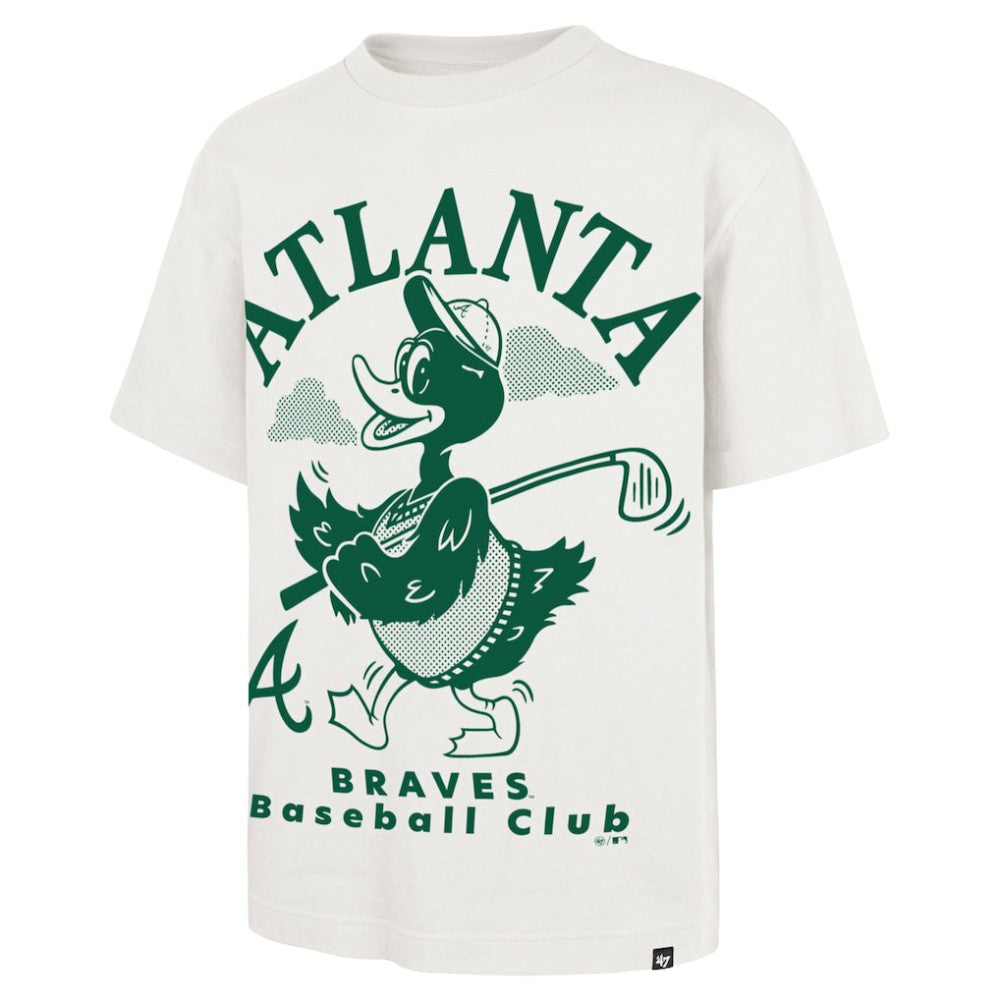 Atlanta Braves '47 Strollin' Foundation T-Shirt - Cream - 47 brand on Sale