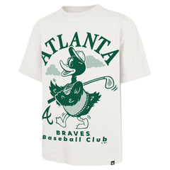 Atlanta Braves '47 Strollin' Foundation T-Shirt - Cream - 47 brand on Sale
