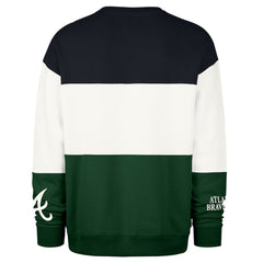Atlanta Braves '47 Tee Up Maximalist Fleece Sweatshirt - Green - 47 brand Online
