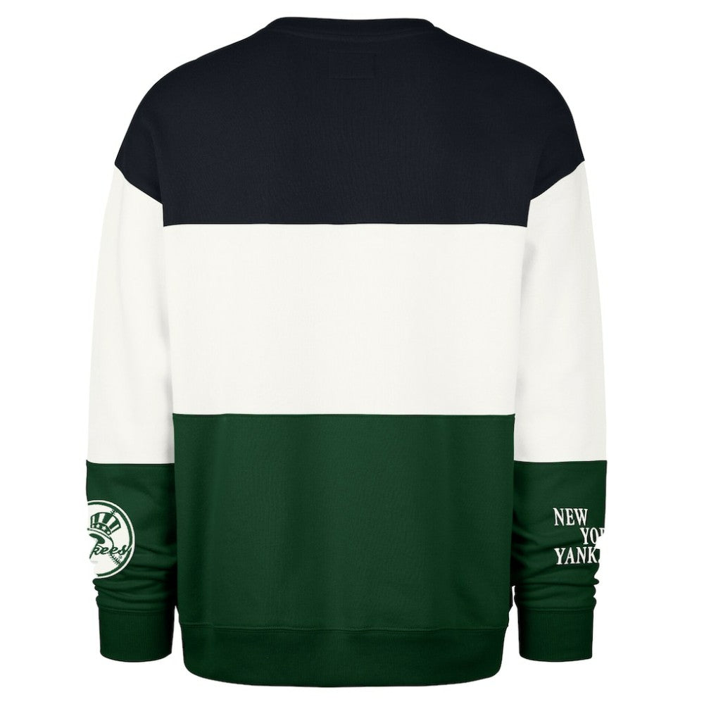 New York Yankees '47 Tee Up Maximalist Fleece Sweatshirt - Green - 47 brand Lifestyle