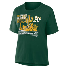 Athletics Women's 2026 Spring Training Cactus League Hometown Special T-Shirt - Green - MLB on Sale