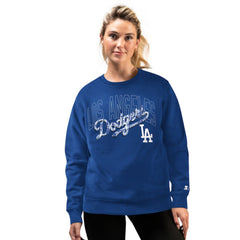 Los Angeles Dodgers Starter Women's Lace Classic Sweatshirt - Royal - MLB Sale