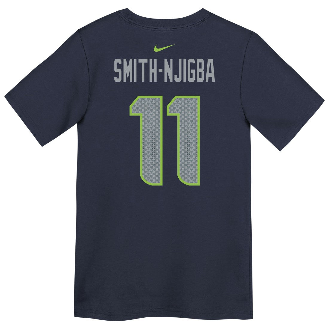 Nike Jaxon Smith-Njigba Seattle Seahawks Preschool Super Bowl LX Patch Name & Number T-Shirt College Navy