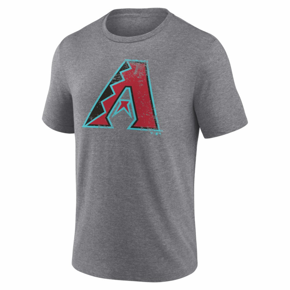 Arizona Diamondbacks Heritage Personalized Any Name & Number Tri-Blend T-Shirt - Gray - MLB Online