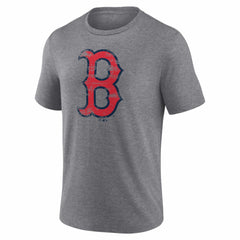 Boston Red Sox Heritage Personalized Any Name & Number Tri-Blend T-Shirt - Gray - MLB Online