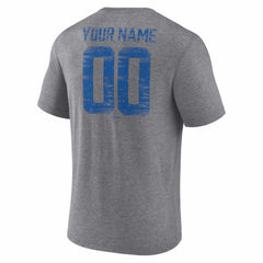 Toronto Blue Jays Heritage Personalized Any Name & Number Tri-Blend T-Shirt - Gray - MLB on Sale