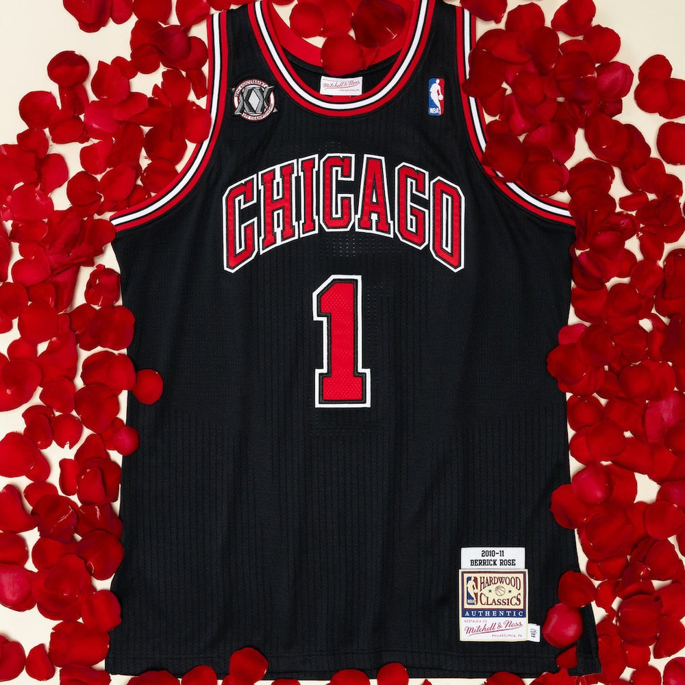 Derrick Rose Chicago Bulls 2010-11 Authentic Jersey for sale Black | Mitchell & Ness