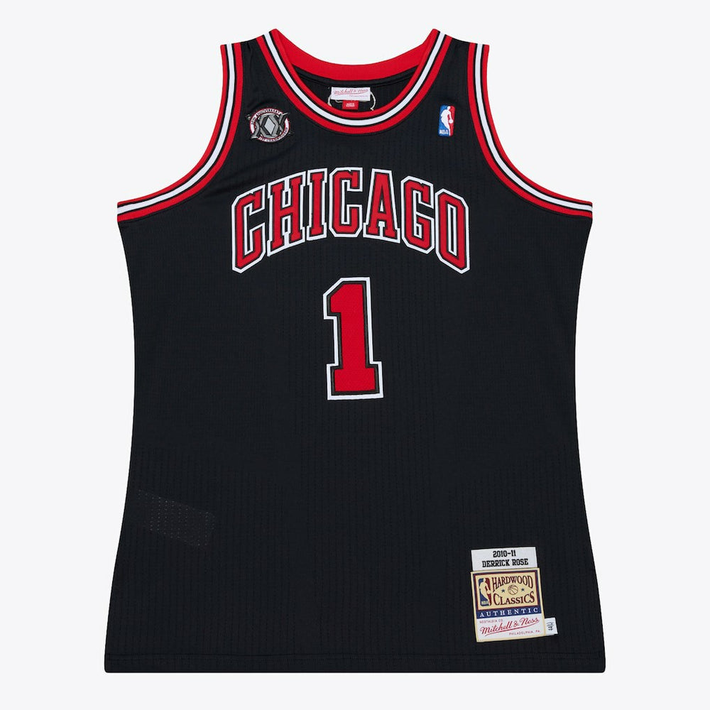 Derrick Rose Chicago Bulls 2010-11 Authentic Jersey for sale Black | Mitchell & Ness