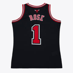 Derrick Rose Chicago Bulls 2010-11 Authentic Jersey for sale Black | Mitchell & Ness