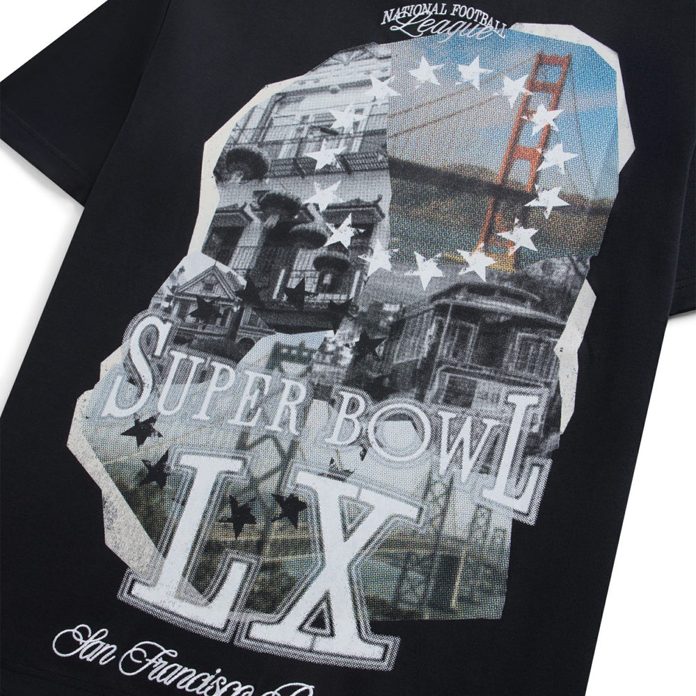Off Season x NFL Unisex Super Bowl LX Graphic T-Shirt Black
