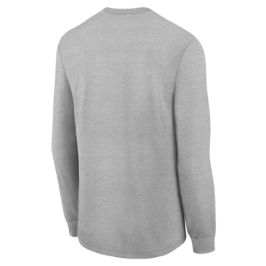 Nike New England Patriots Youth 2025 AFC Champions Locker Room Trophy Collection Long Sleeve T-Shirt Gray