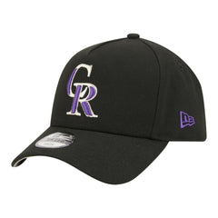 Colorado Rockies New Era Youth 9FORTY A-Frame Adjustable Hat - Black - New Era on Sale