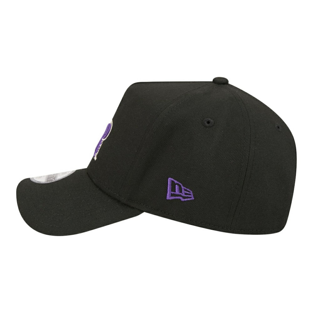 Colorado Rockies New Era Youth 9FORTY A-Frame Adjustable Hat - Black - New Era on Sale