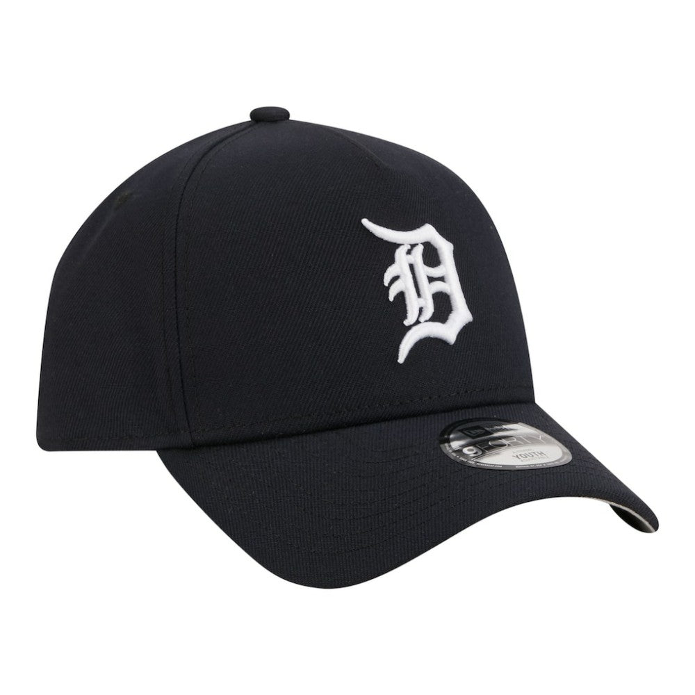 Detroit Tigers New Era Youth 9FORTY A-Frame Adjustable Hat - Navy - New Era Sale