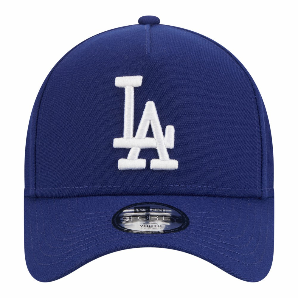 Los Angeles Dodgers New Era Youth 9FORTY A-Frame Adjustable Hat - Royal - New Era Online