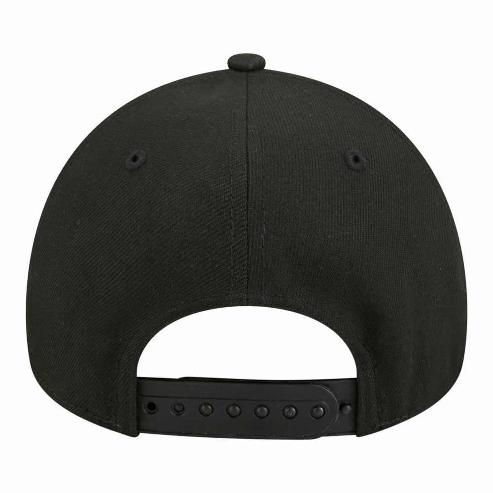 Miami Marlins New Era Youth 9FORTY A-Frame Adjustable Hat - Black - New Era Lifestyle