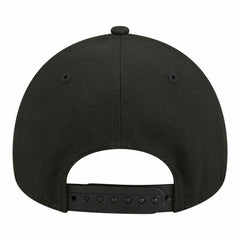 Miami Marlins New Era Youth 9FORTY A-Frame Adjustable Hat - Black - New Era Lifestyle