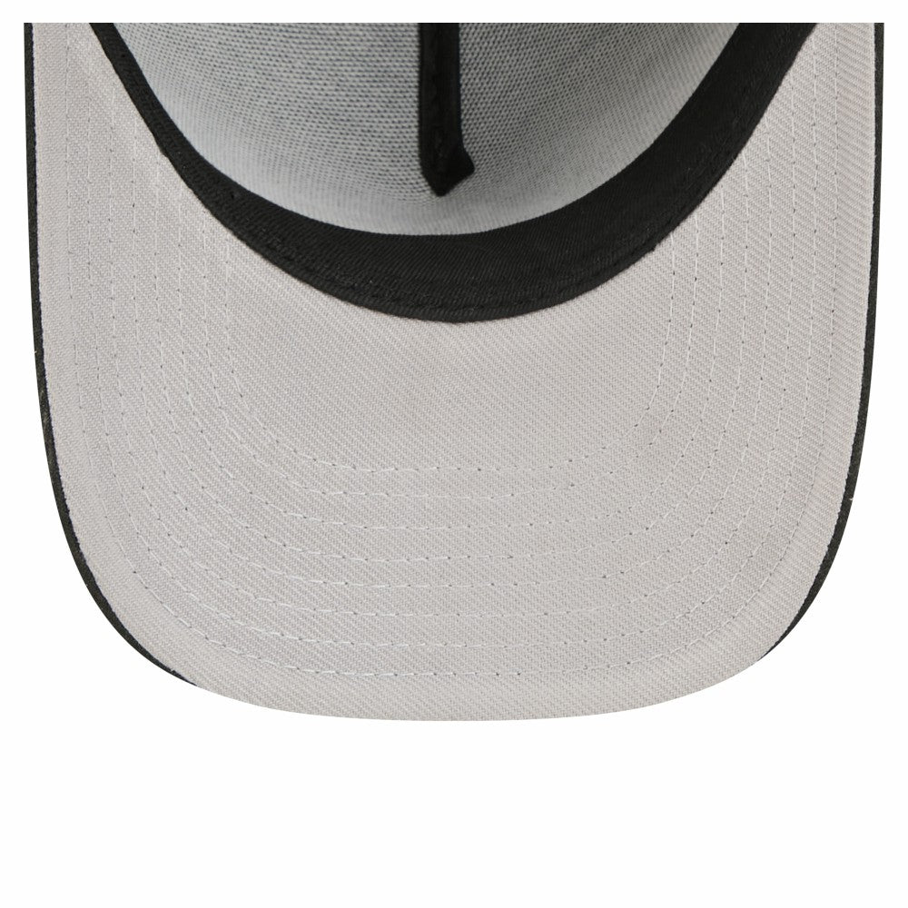 Miami Marlins New Era Youth 9FORTY A-Frame Adjustable Hat - Black - New Era Lifestyle