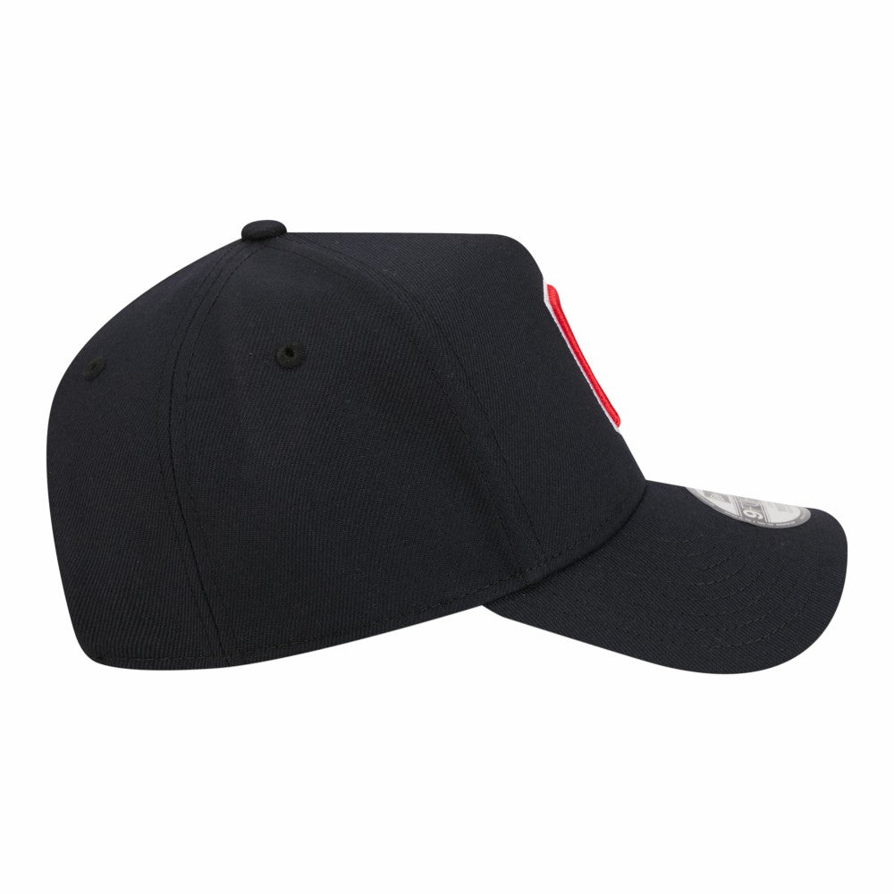 Cleveland Guardians New Era Youth 9FORTY A-Frame Adjustable Hat - Navy - New Era Online