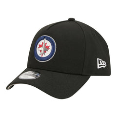 Winnipeg Jets New Era Youth 9FORTY A-Frame Adjustable Hat - Black - NHL 203773481