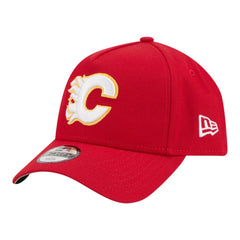 Calgary Flames New Era Youth 9FORTY A-Frame Adjustable Hat - Red - NHL 203773489