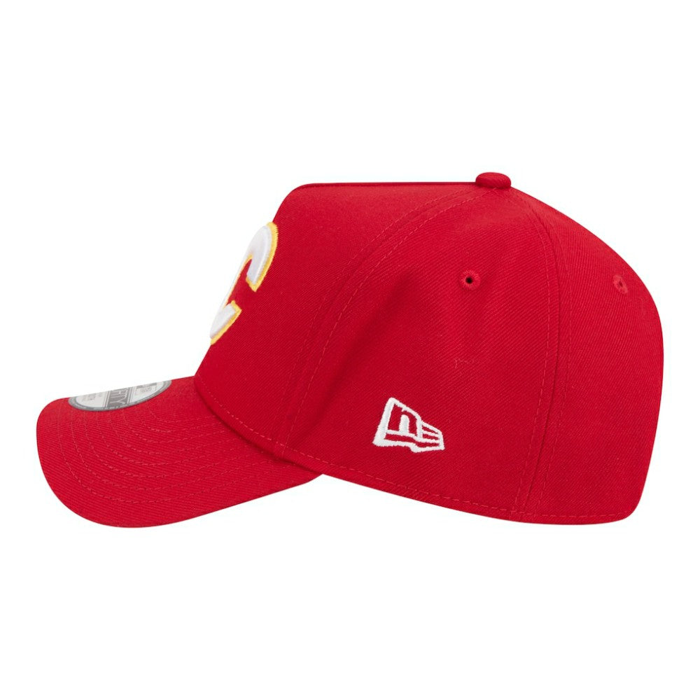 Calgary Flames New Era Youth 9FORTY A-Frame Adjustable Hat - Red - NHL 203773489