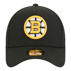 Boston Bruins New Era Youth 9FORTY A-Frame Adjustable Hat - Black - NHL 203773492