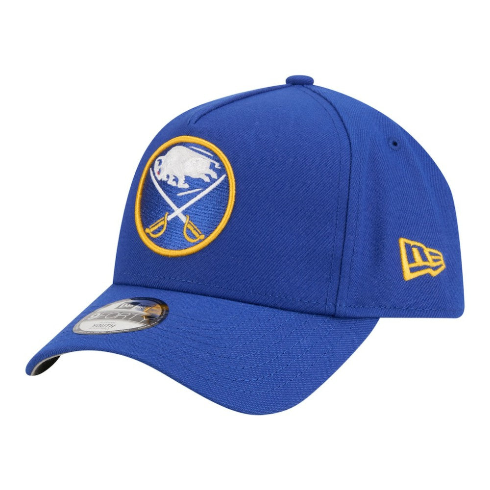 Buffalo Sabres New Era Youth 9FORTY A-Frame Adjustable Hat - Royal - NHL 203773493