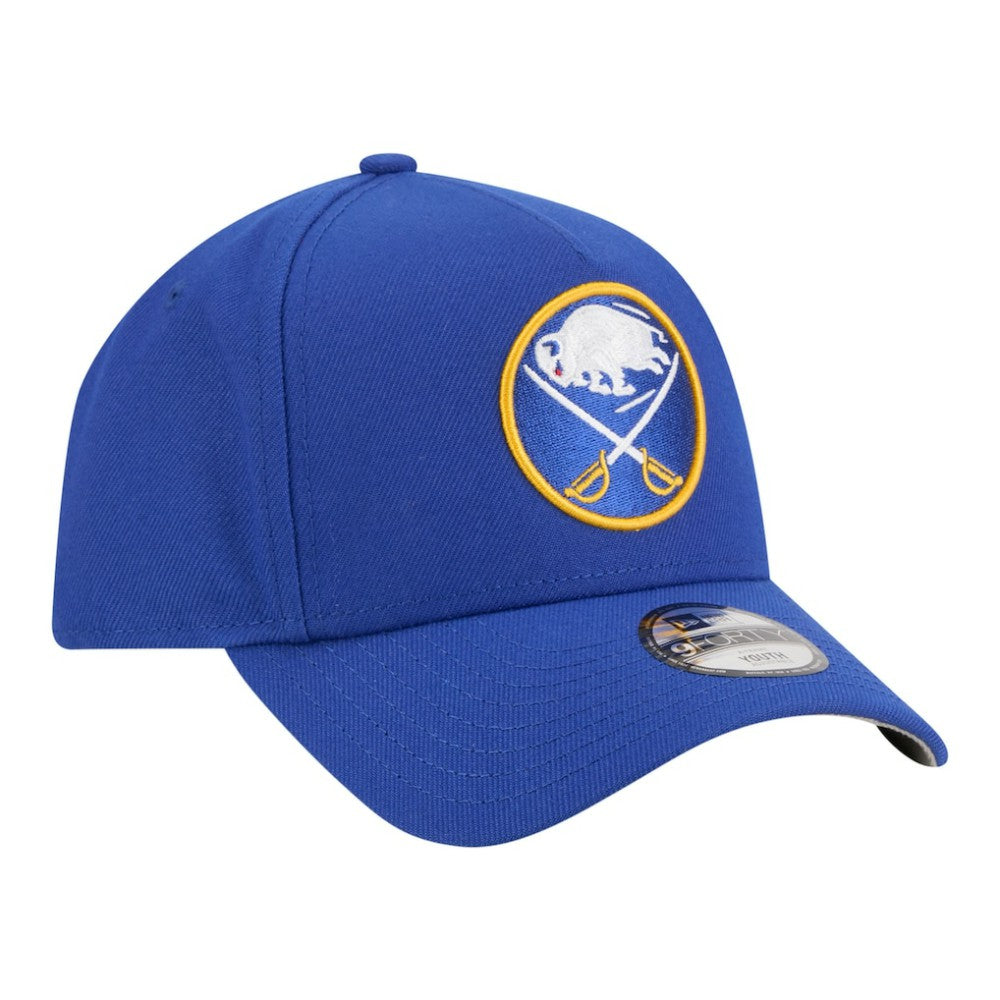 Buffalo Sabres New Era Youth 9FORTY A-Frame Adjustable Hat - Royal - NHL 203773493